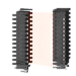 33-3/4 in. 26 lb Gourmet Ice Maker with Drain Pump and Panel Ready Door - Left Hinged